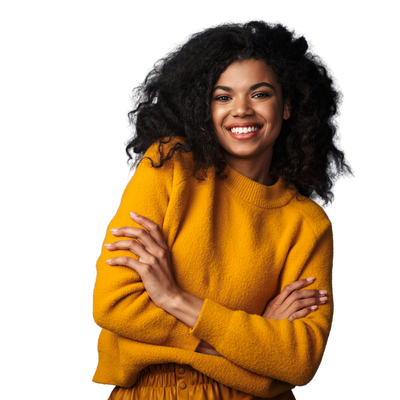 Home vrouw geel zwart